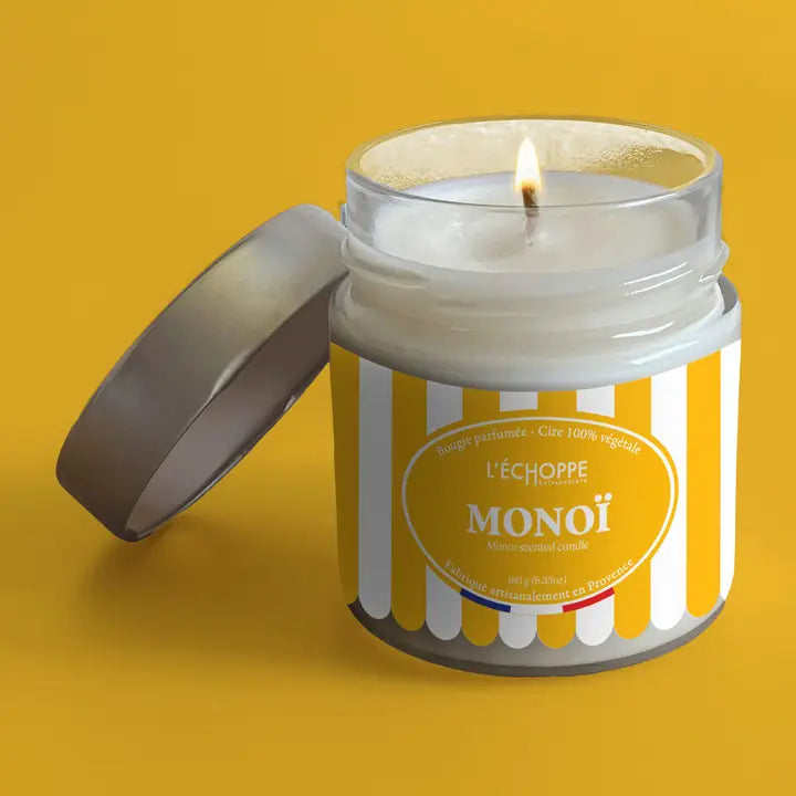 bougie parfumé monoï