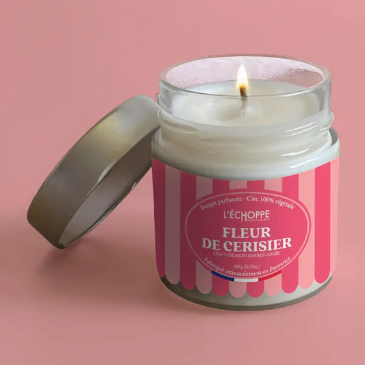 bougie parfumé fleur de cerisier