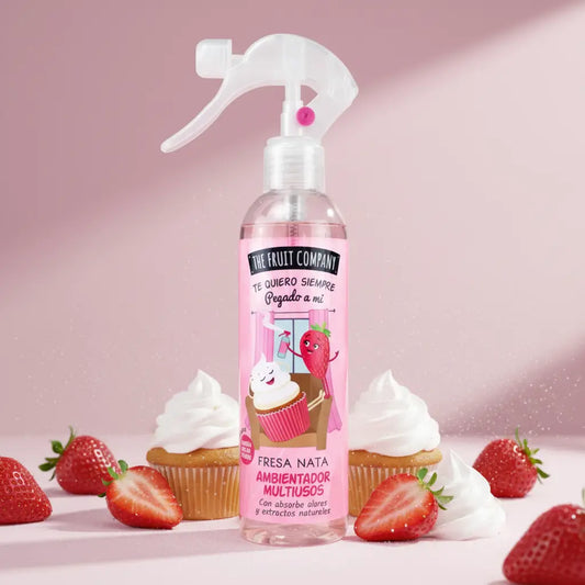 spray parfumé fraise chantilly